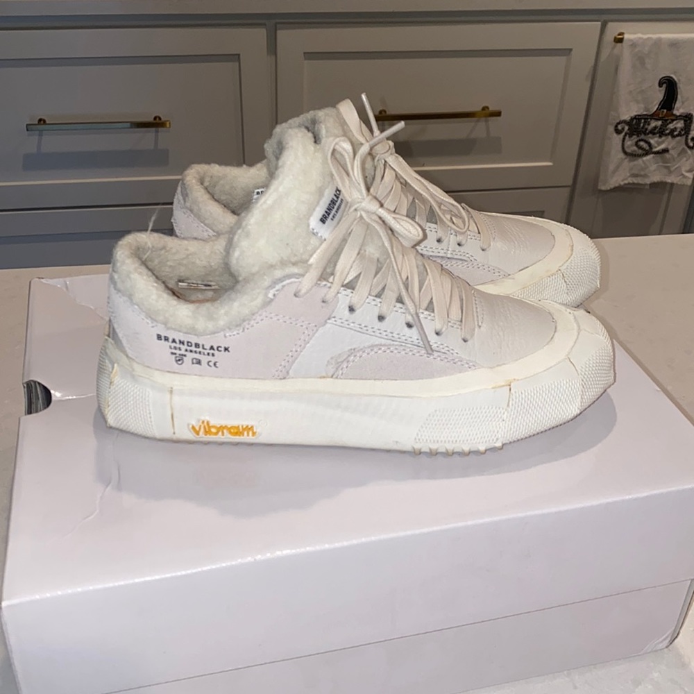 Brand Black Bravo Shearling Sneaker